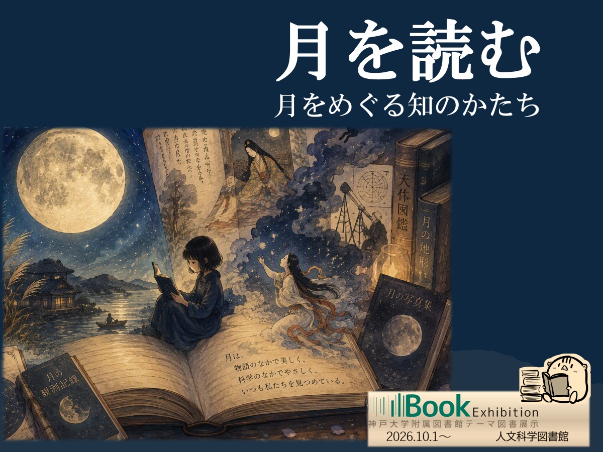 【人文科学図書館】テーマ展示「月を読む ―月をめぐる知のかたち ―」(2026年10月～)